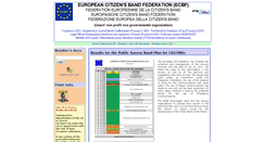 Desktop Screenshot of ecbf.eu